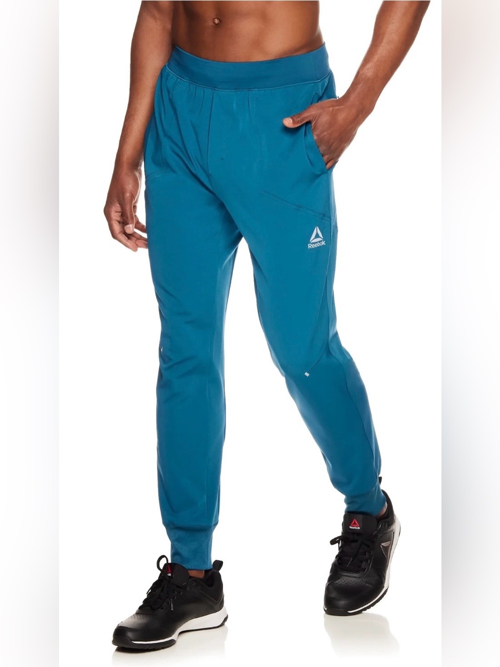 Reebok Men's Teal Blue Performance Joggers